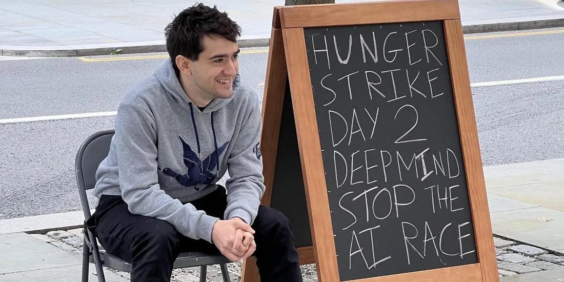 Protest za sigurnijim AI: Michaël Trazzi na štrajku glađu ispred DeepMind-a